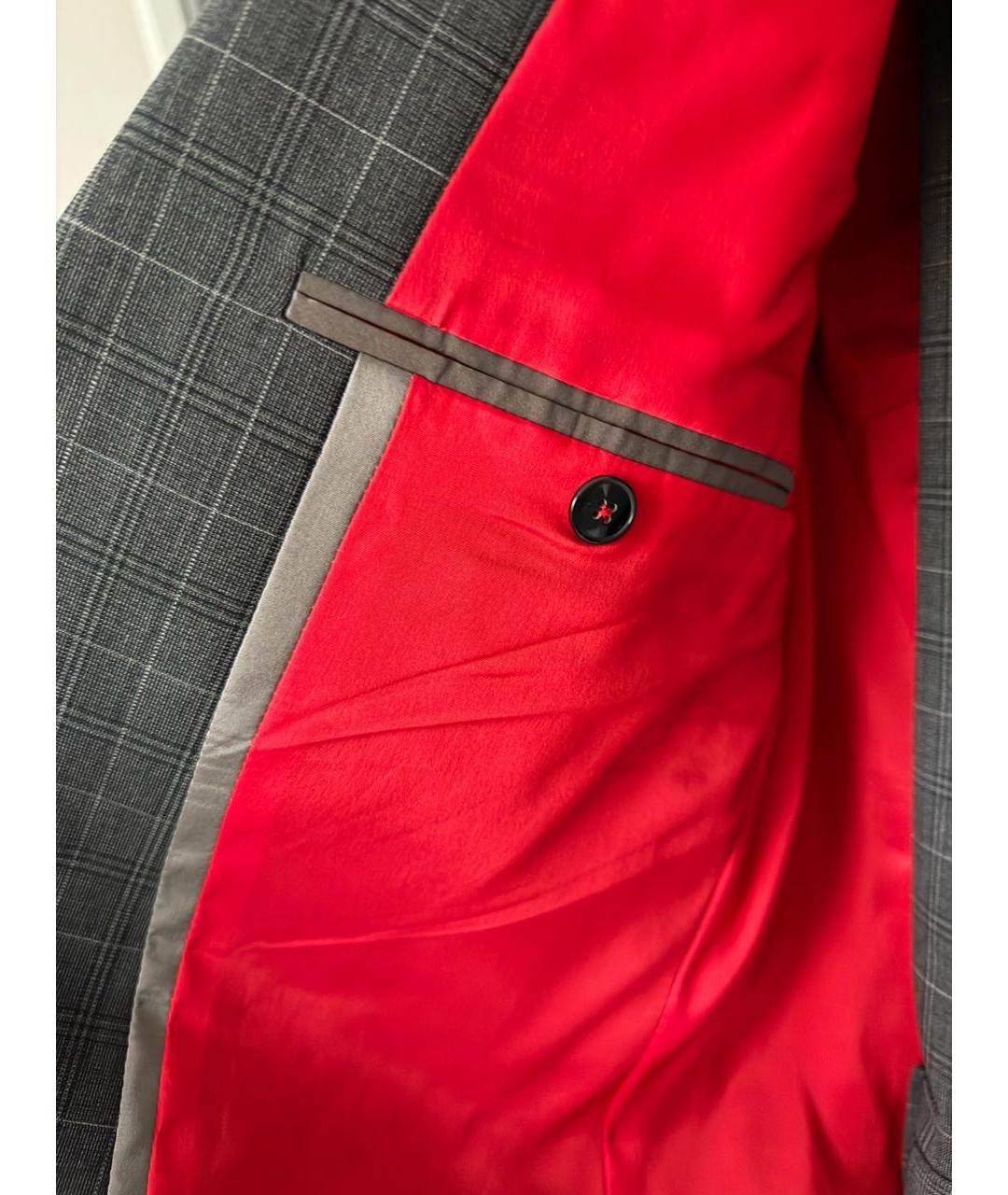 HUGO Серый повседневный костюм, фото 2