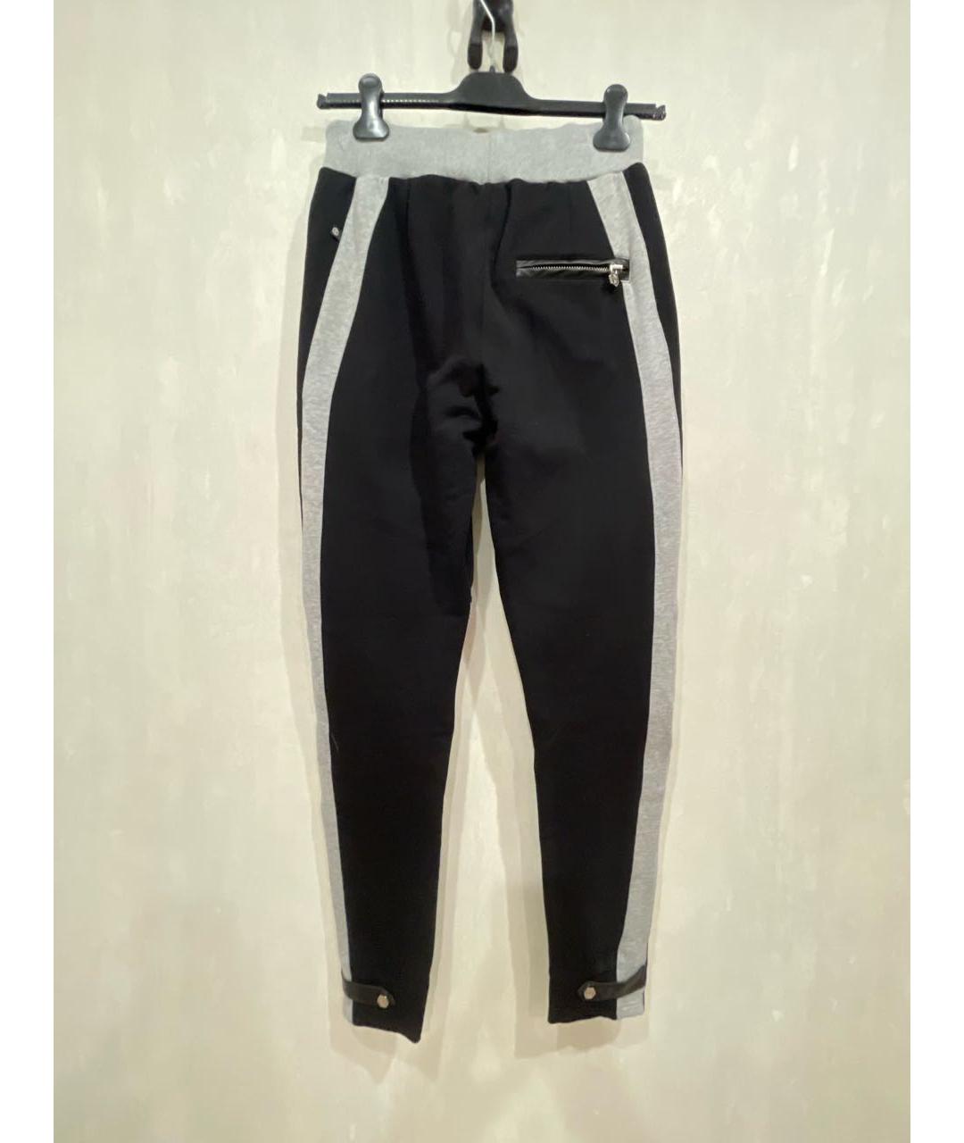 PHILIPP PLEIN Мульти хлопковые повседневные брюки, фото 2