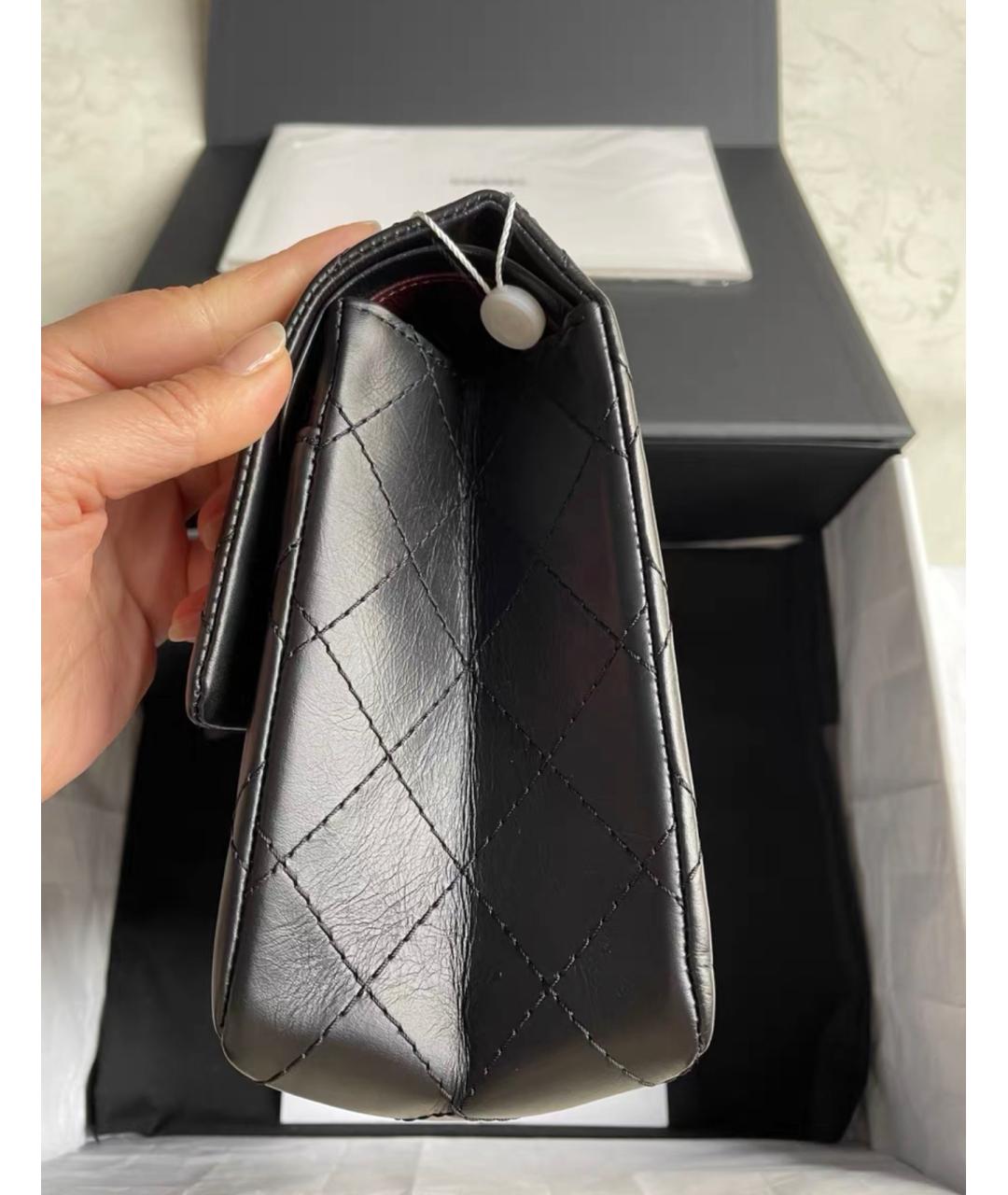 CHANEL Черная кожаная сумка через плечо, фото 5