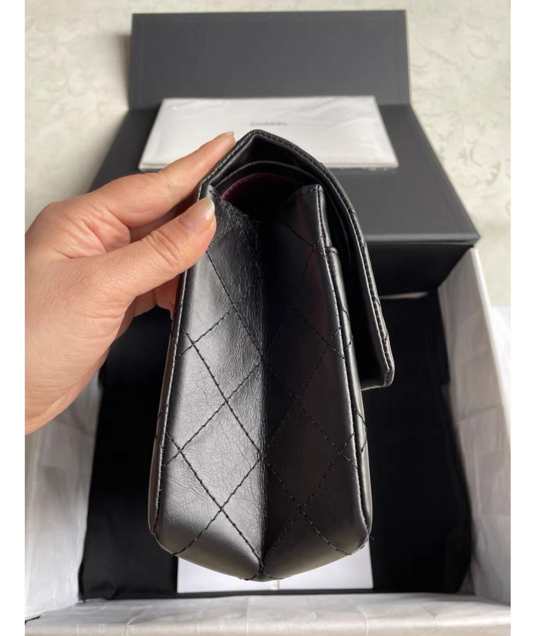 CHANEL Черная кожаная сумка через плечо, фото 6