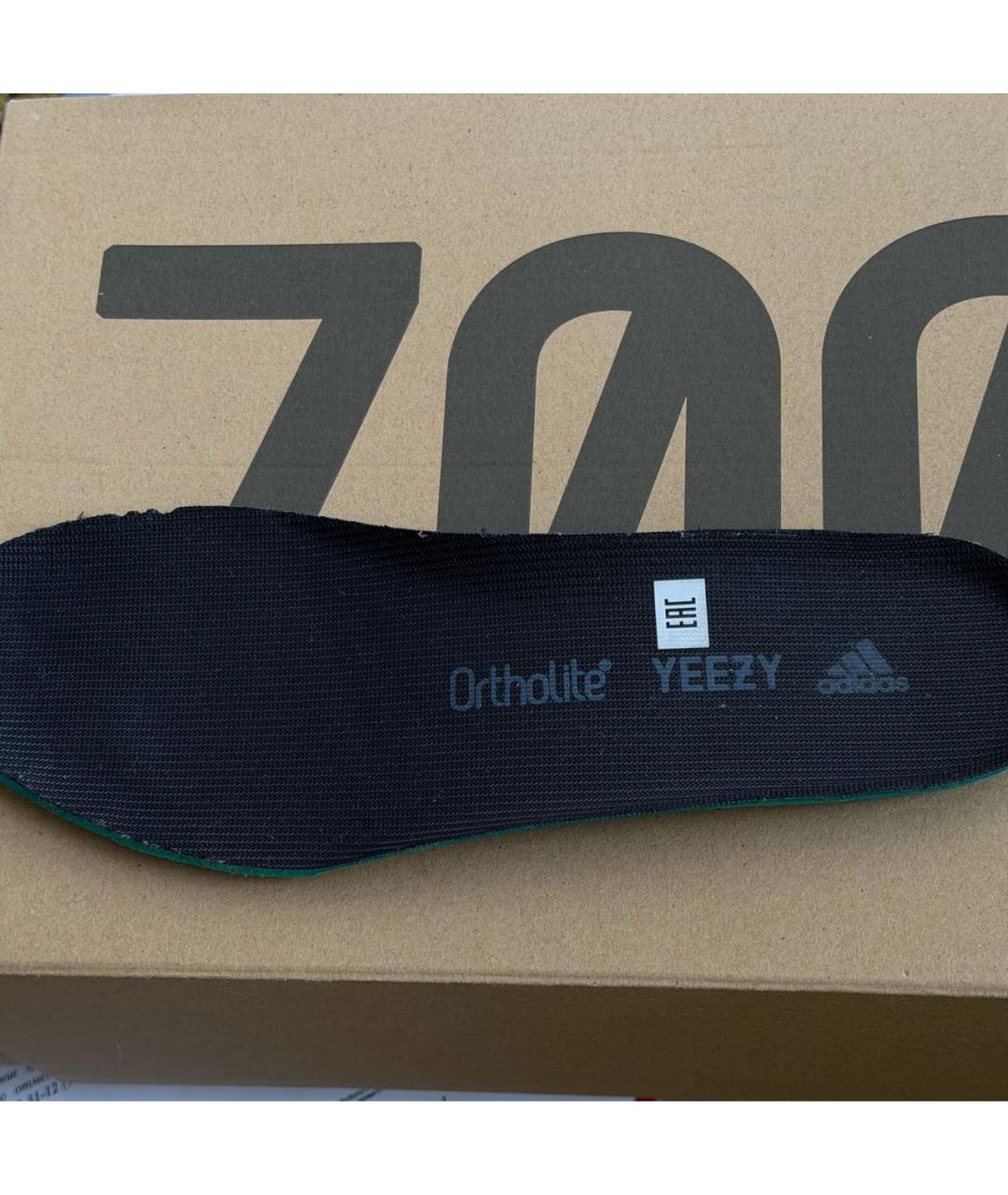 ADIDAS YEEZY Черные текстильные кроссовки, фото 5