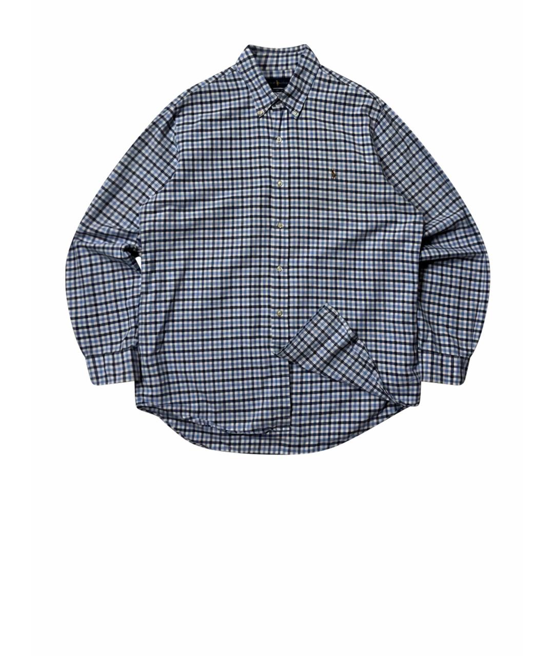 POLO RALPH LAUREN Голубая хлопковая кэжуал рубашка, фото 1