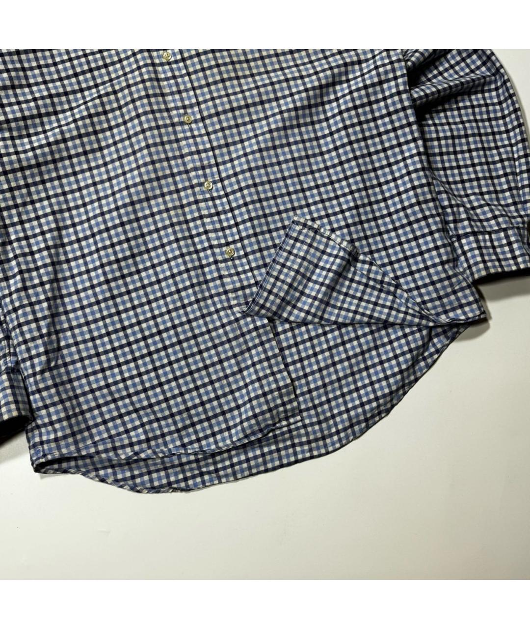 POLO RALPH LAUREN Голубая хлопковая кэжуал рубашка, фото 4