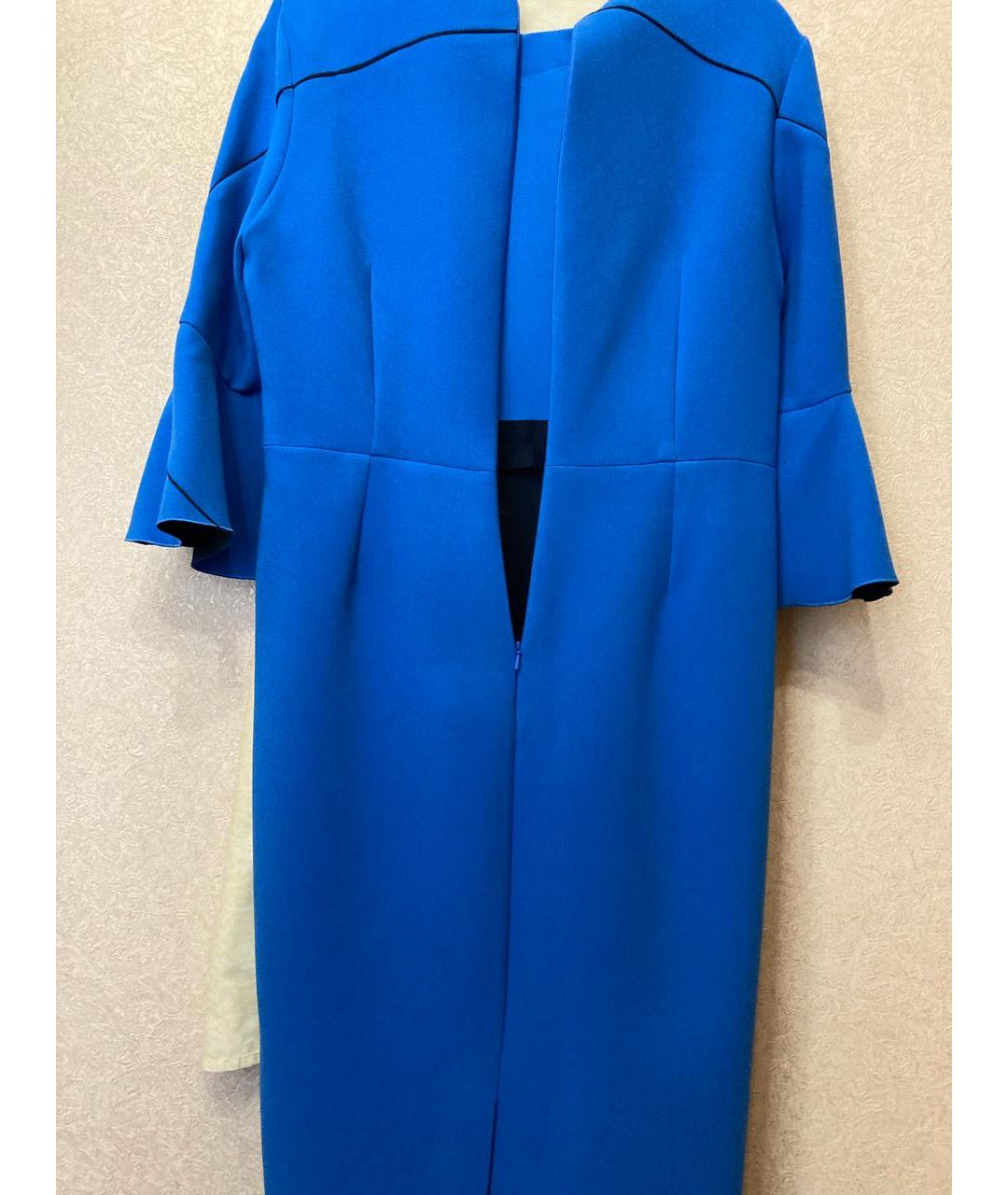 ROKSANDA Синее вискозное повседневное платье, фото 3