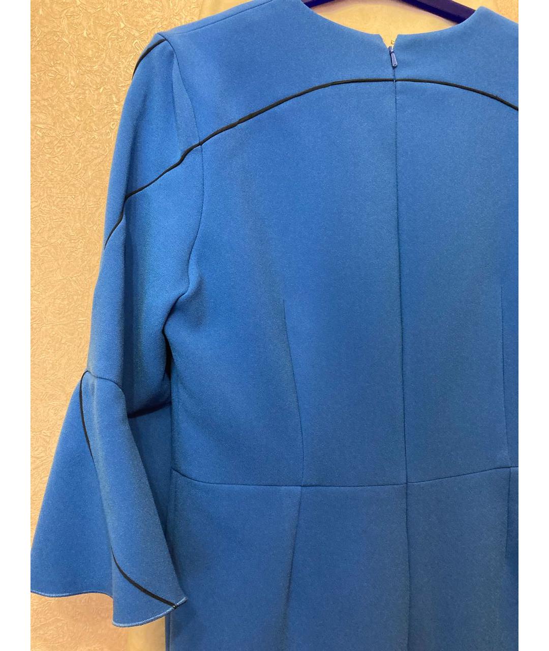 ROKSANDA Синее вискозное повседневное платье, фото 2