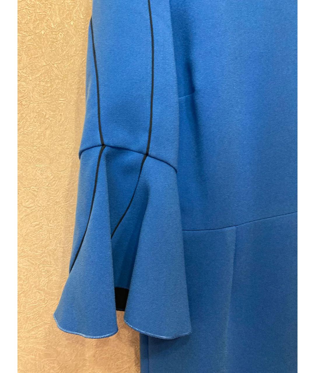 ROKSANDA Синее вискозное повседневное платье, фото 6