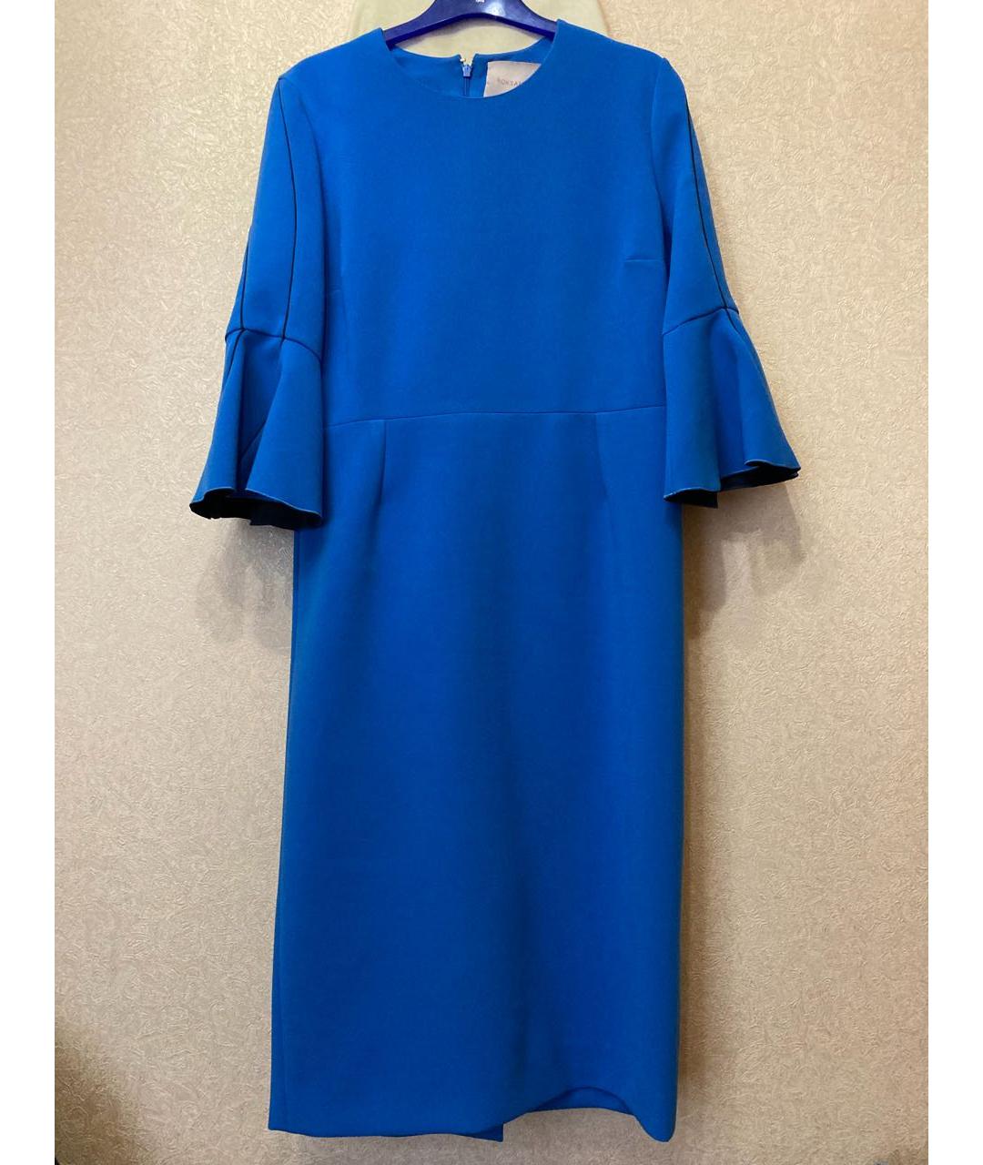 ROKSANDA Синее вискозное повседневное платье, фото 7