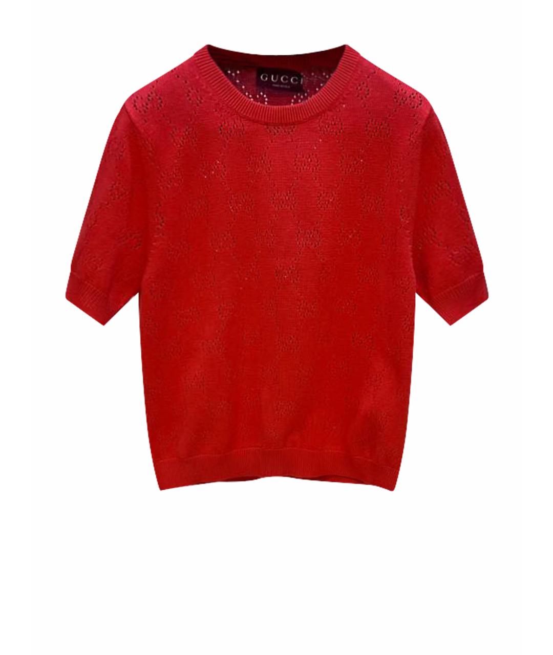 GUCCI Красная футболка, фото 1