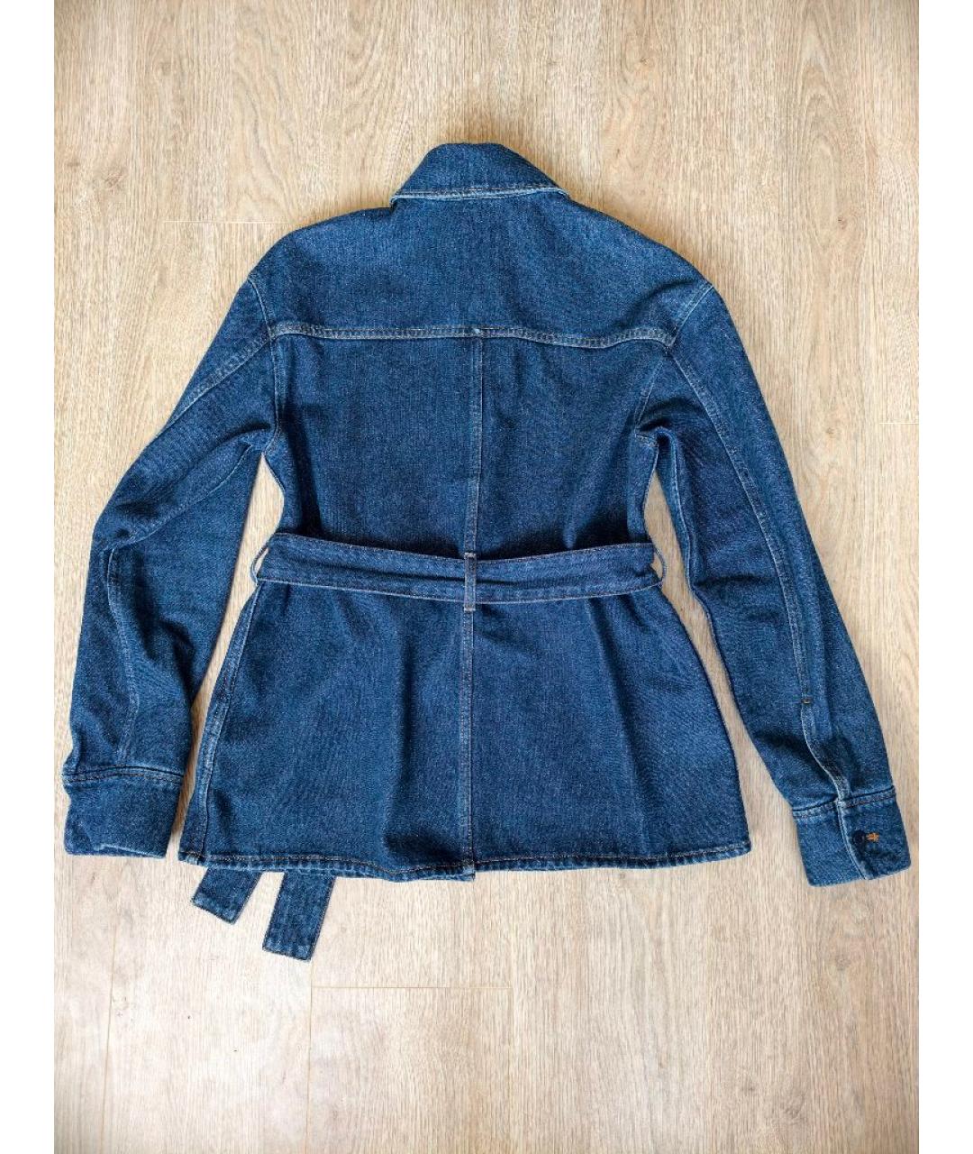 COS Темно-синий хлопковый жакет/пиджак, фото 2