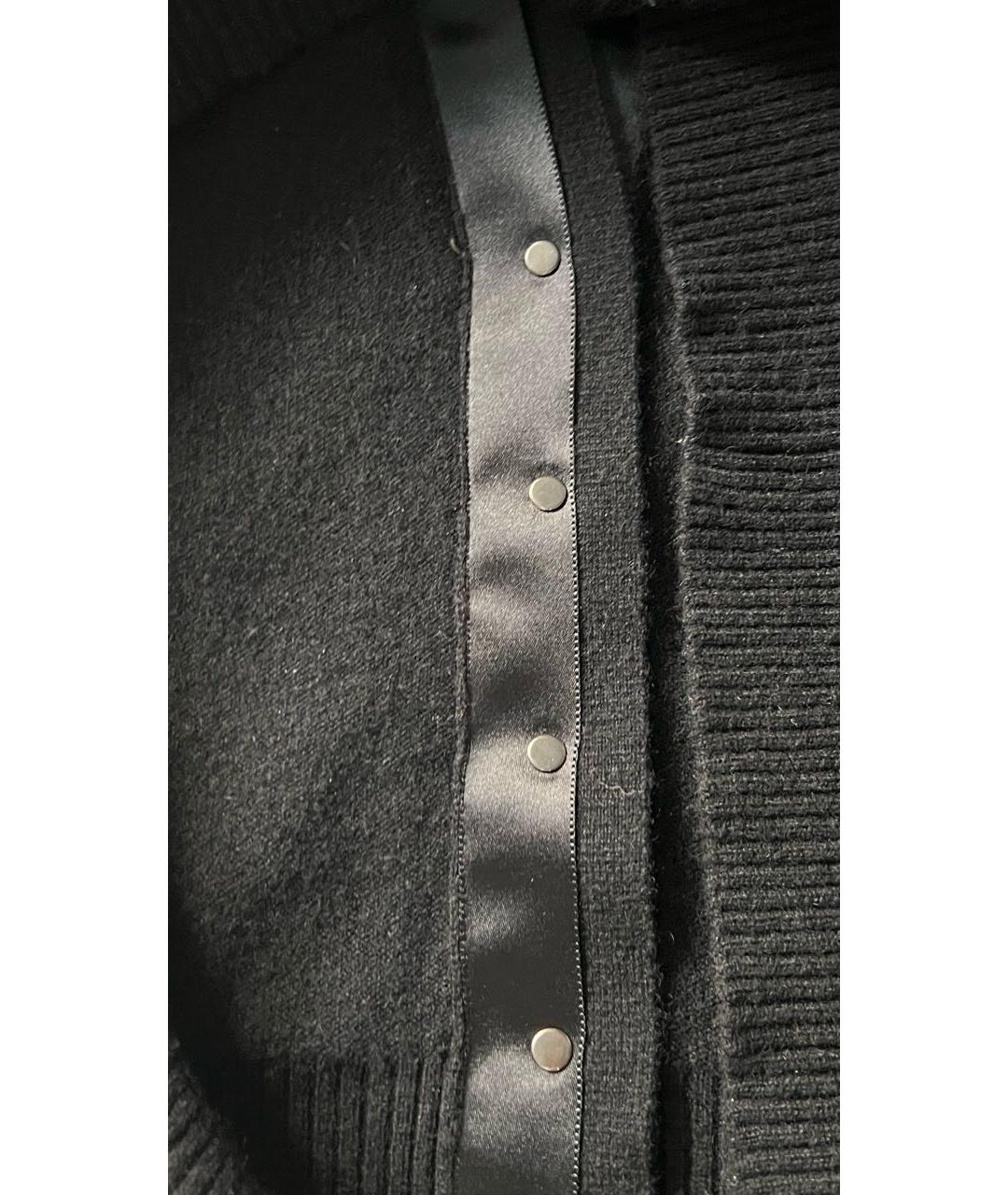 CHANEL Черный кашемировый кардиган, фото 5