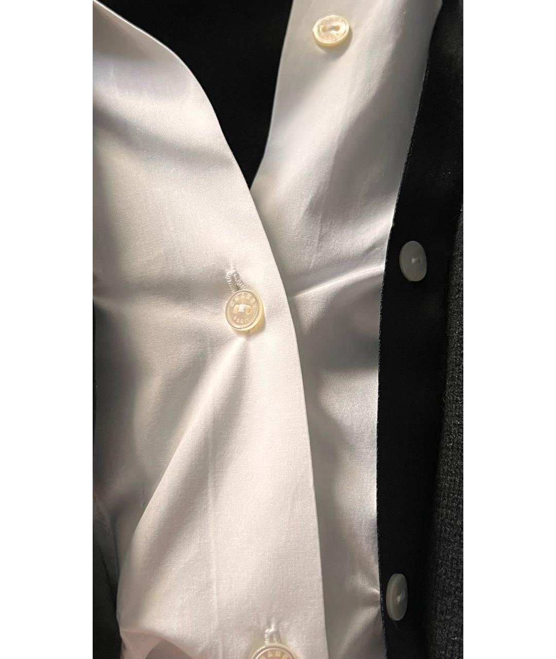 CHANEL Черный кашемировый кардиган, фото 3