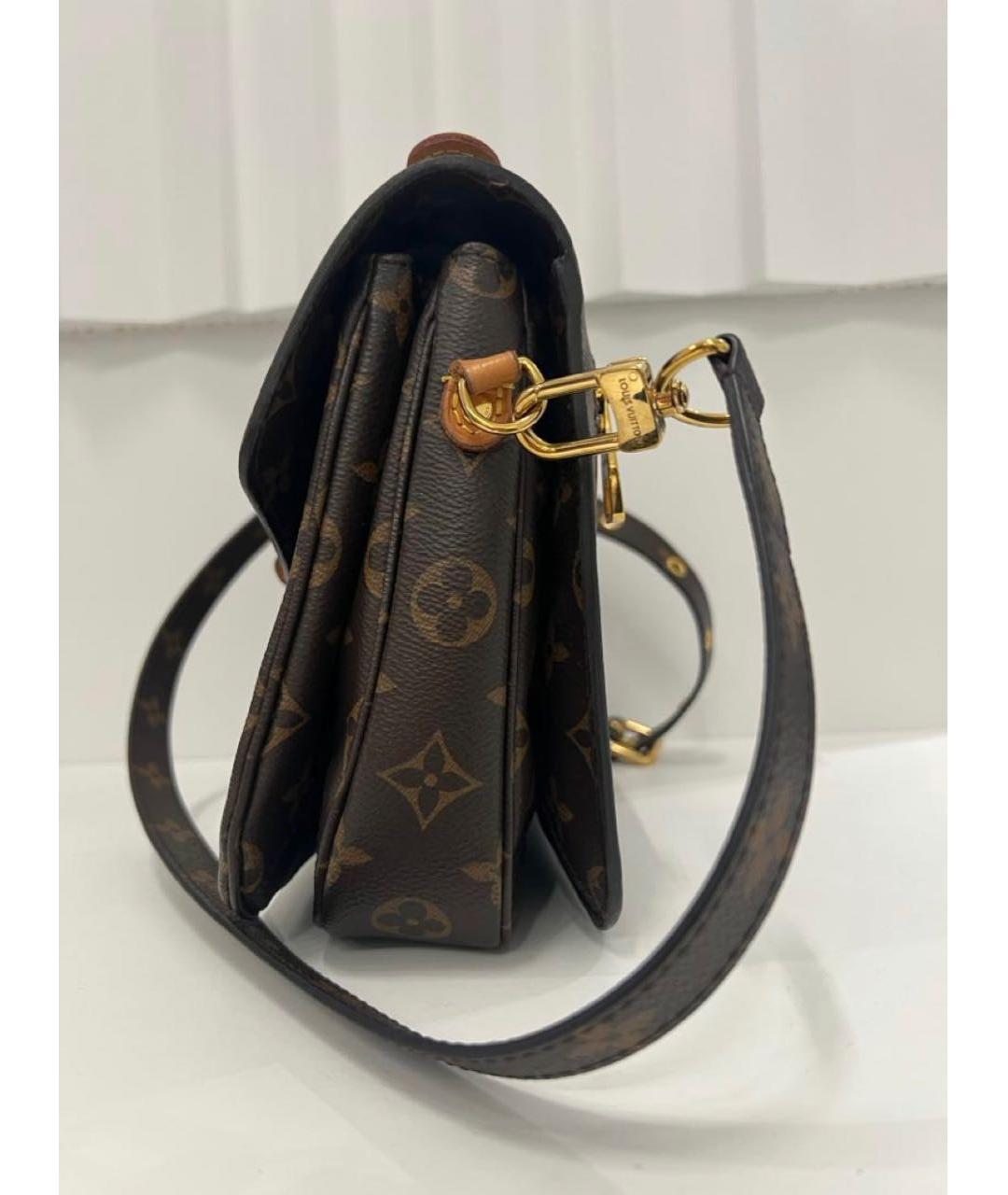 LOUIS VUITTON Коричневая сумка через плечо, фото 6