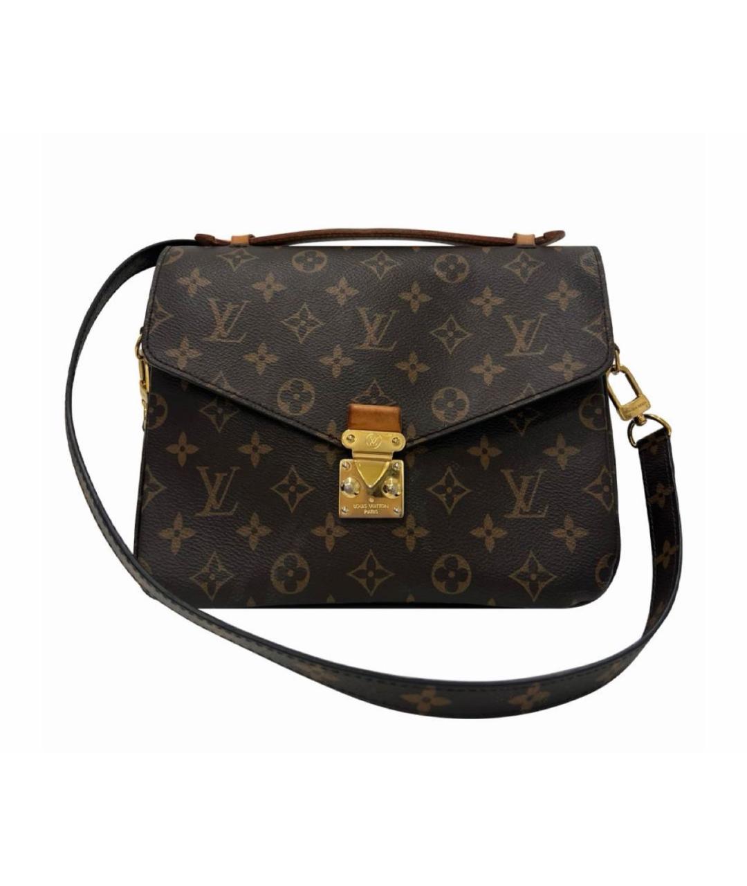 LOUIS VUITTON Коричневая сумка через плечо, фото 7