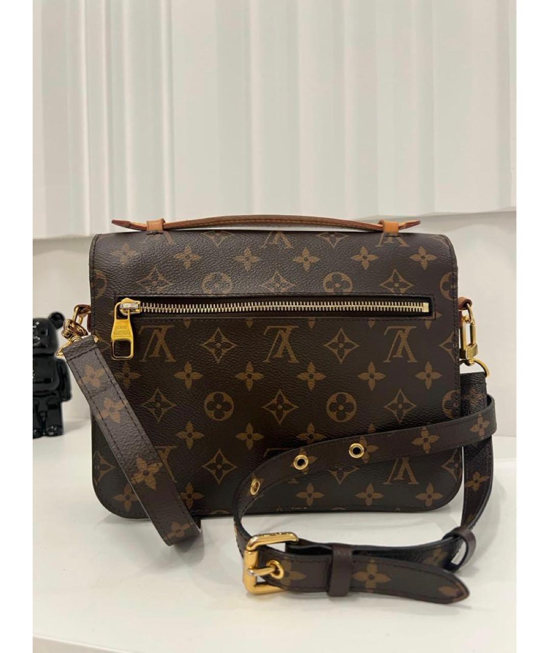 LOUIS VUITTON Коричневая сумка через плечо, фото 3