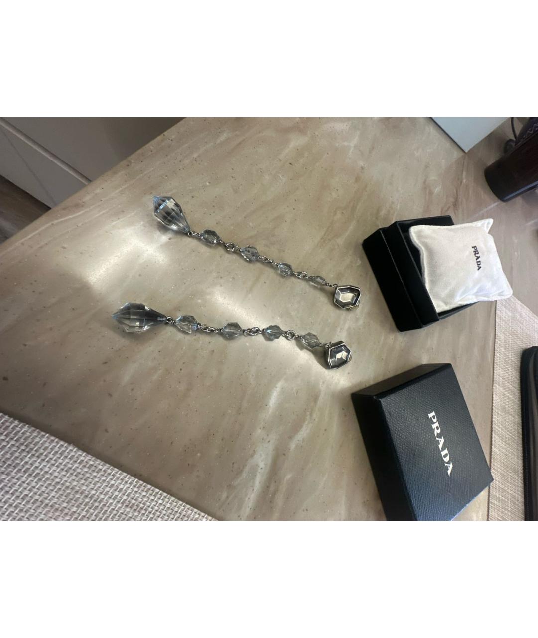 PRADA Серебряные серьги, фото 5