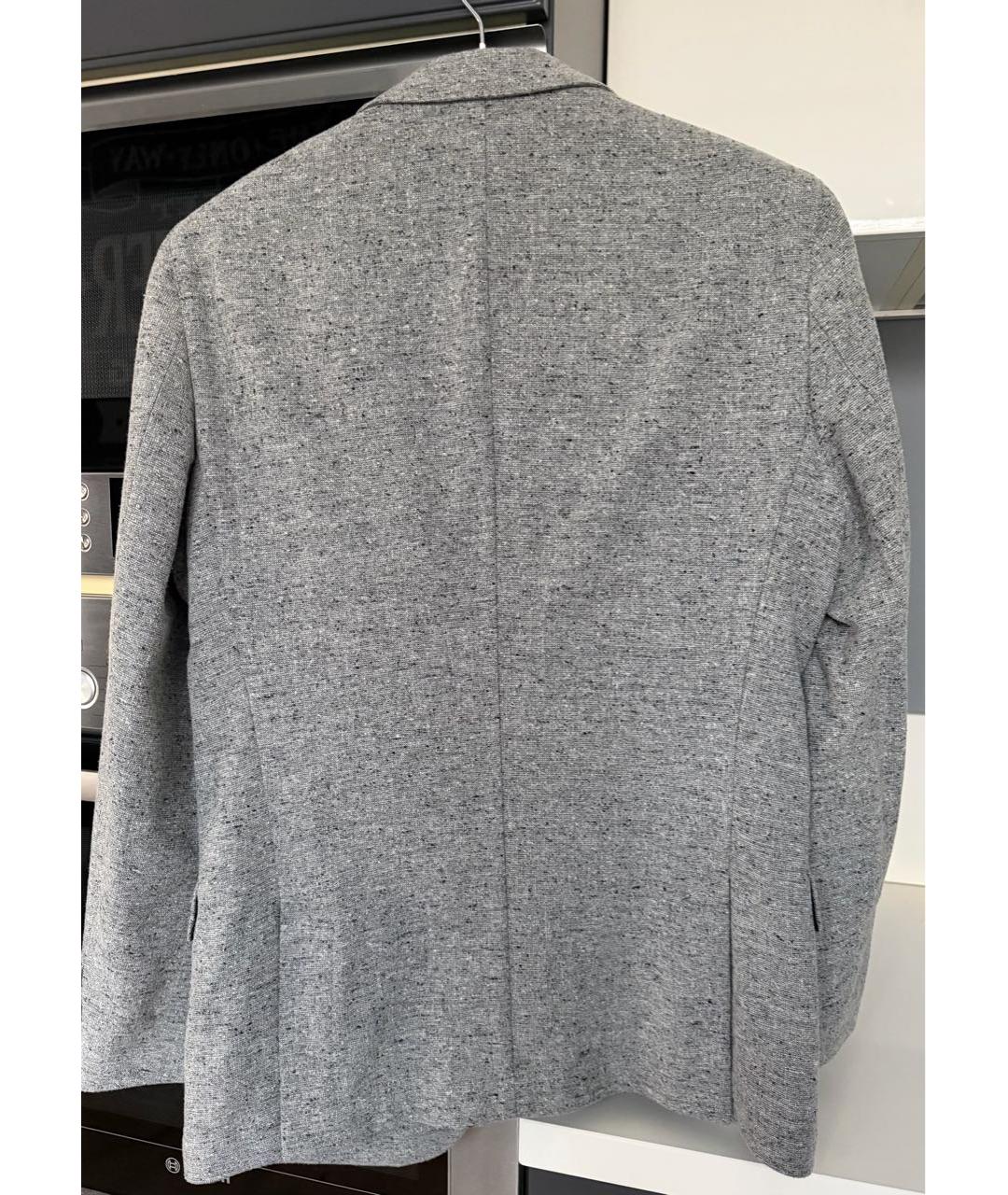 HUGO Серый повседневный костюм, фото 4