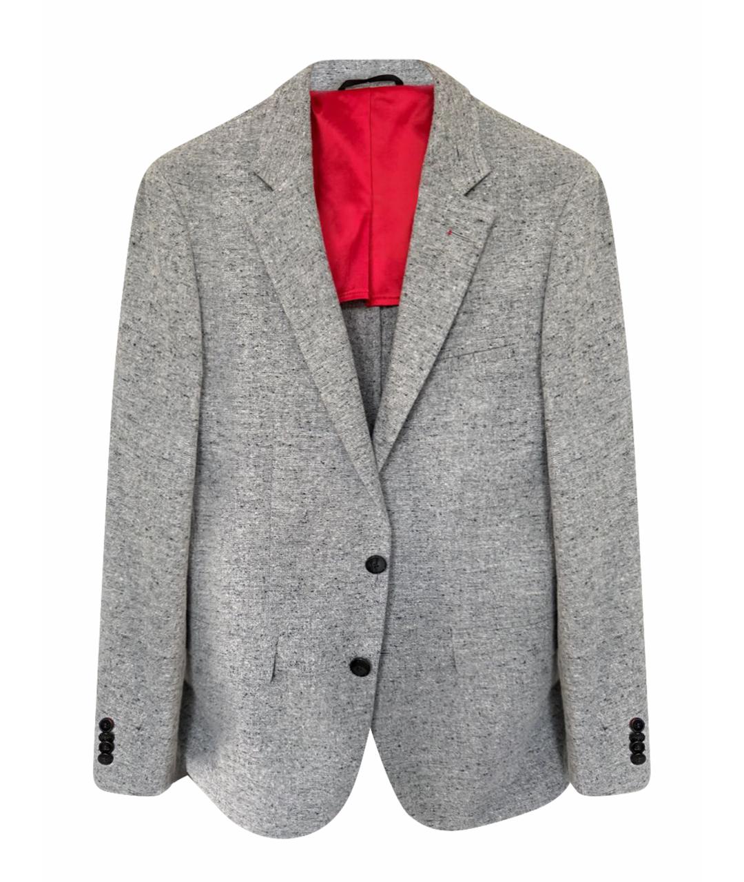 HUGO Серый повседневный костюм, фото 1