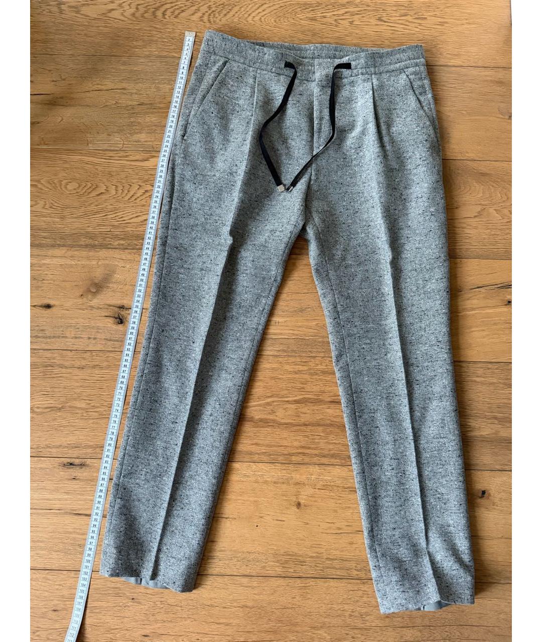 HUGO Серый повседневный костюм, фото 3