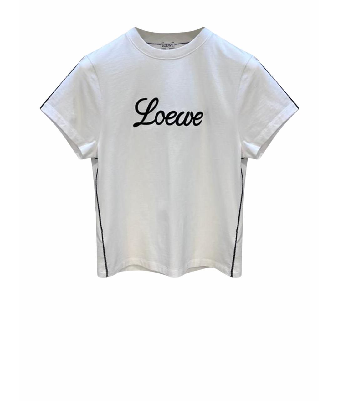 LOEWE Белая футболка, фото 1