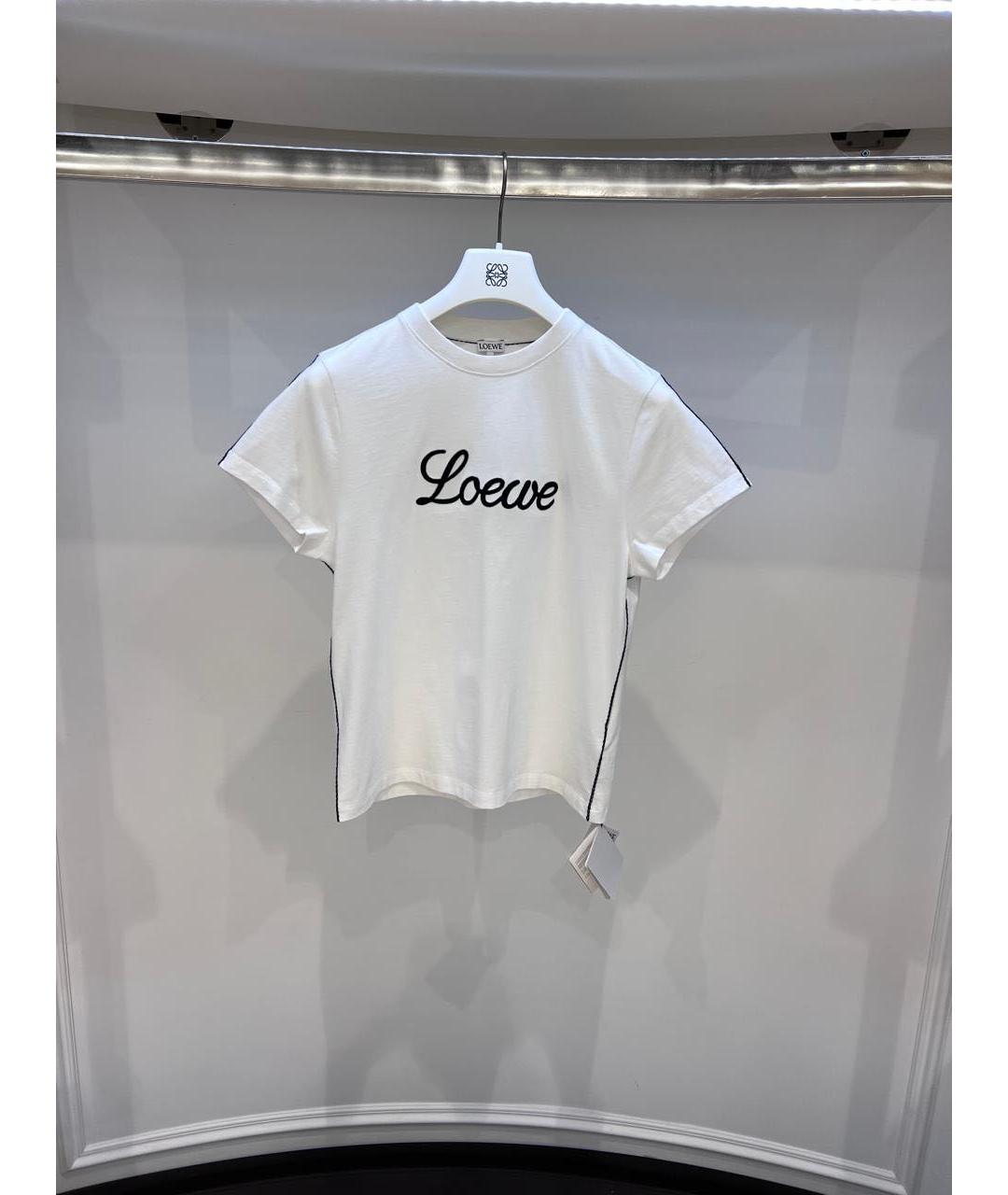 LOEWE Белая футболка, фото 3