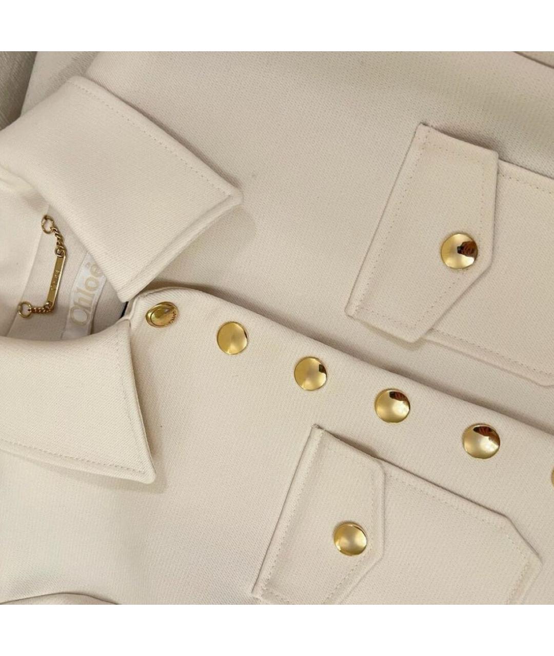 CHLOE Белый жакет/пиджак, фото 4