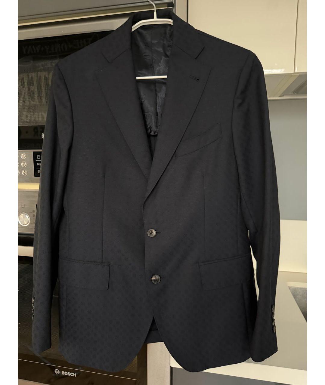 LARDINI Черный классический костюм, фото 7