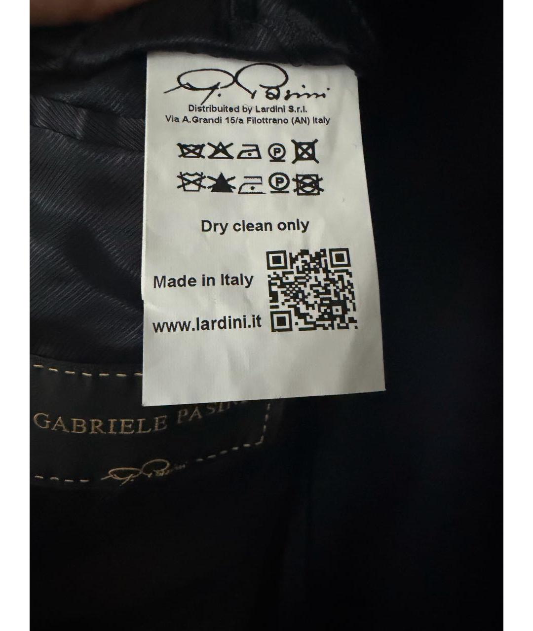 LARDINI Черный классический костюм, фото 6