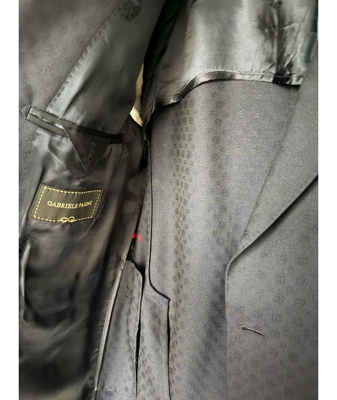 LARDINI Черный классический костюм, фото 2