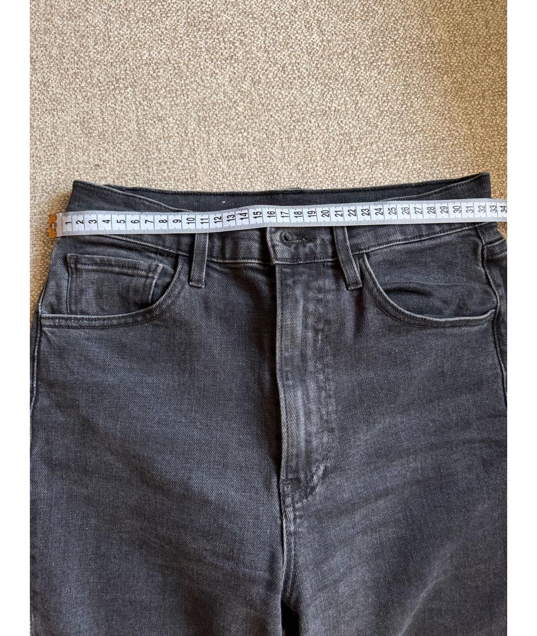 3X1 Серые хлопко-эластановые джинсы клеш, фото 6