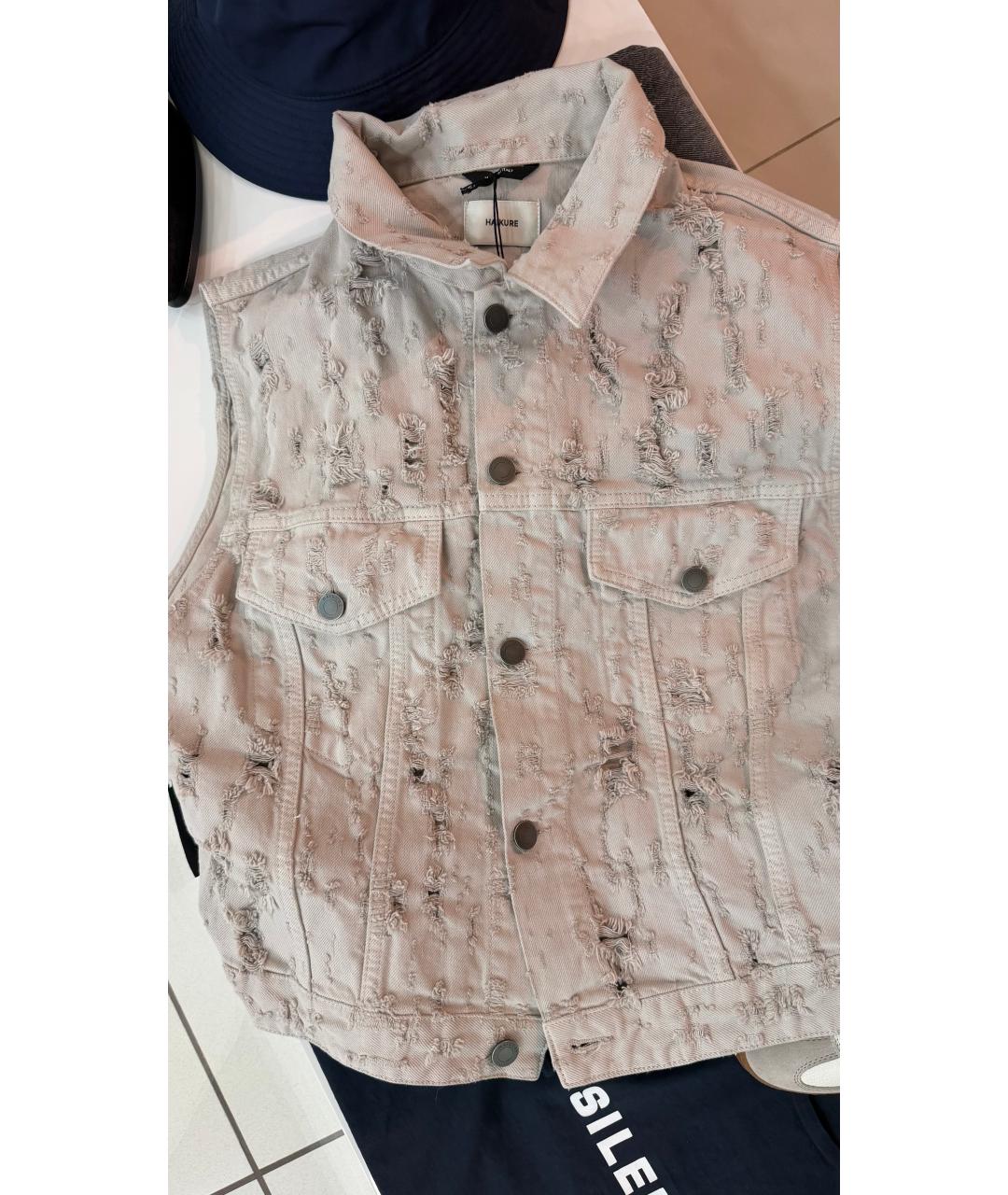 HAIKURE Серый деним жилет, фото 7