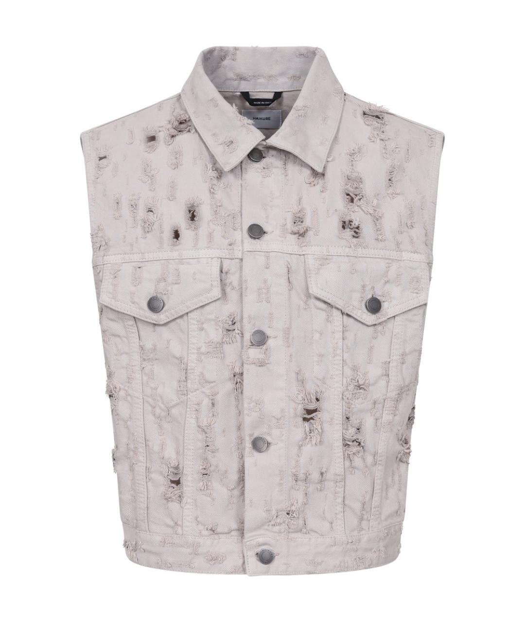 HAIKURE Серый деним жилет, фото 1