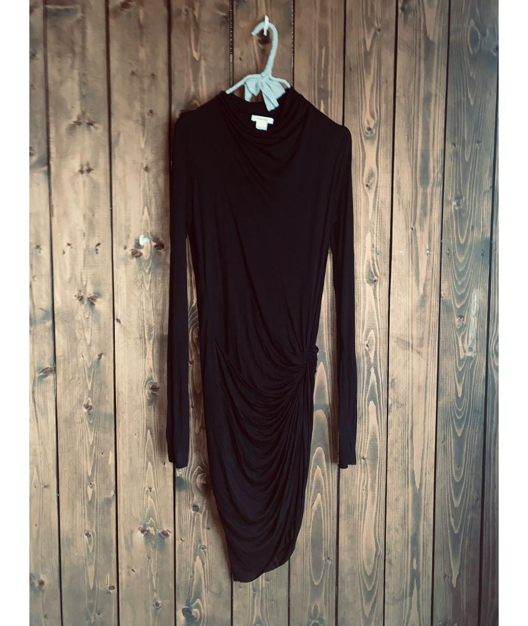 HELMUT LANG Черное коктейльное платье, фото 2