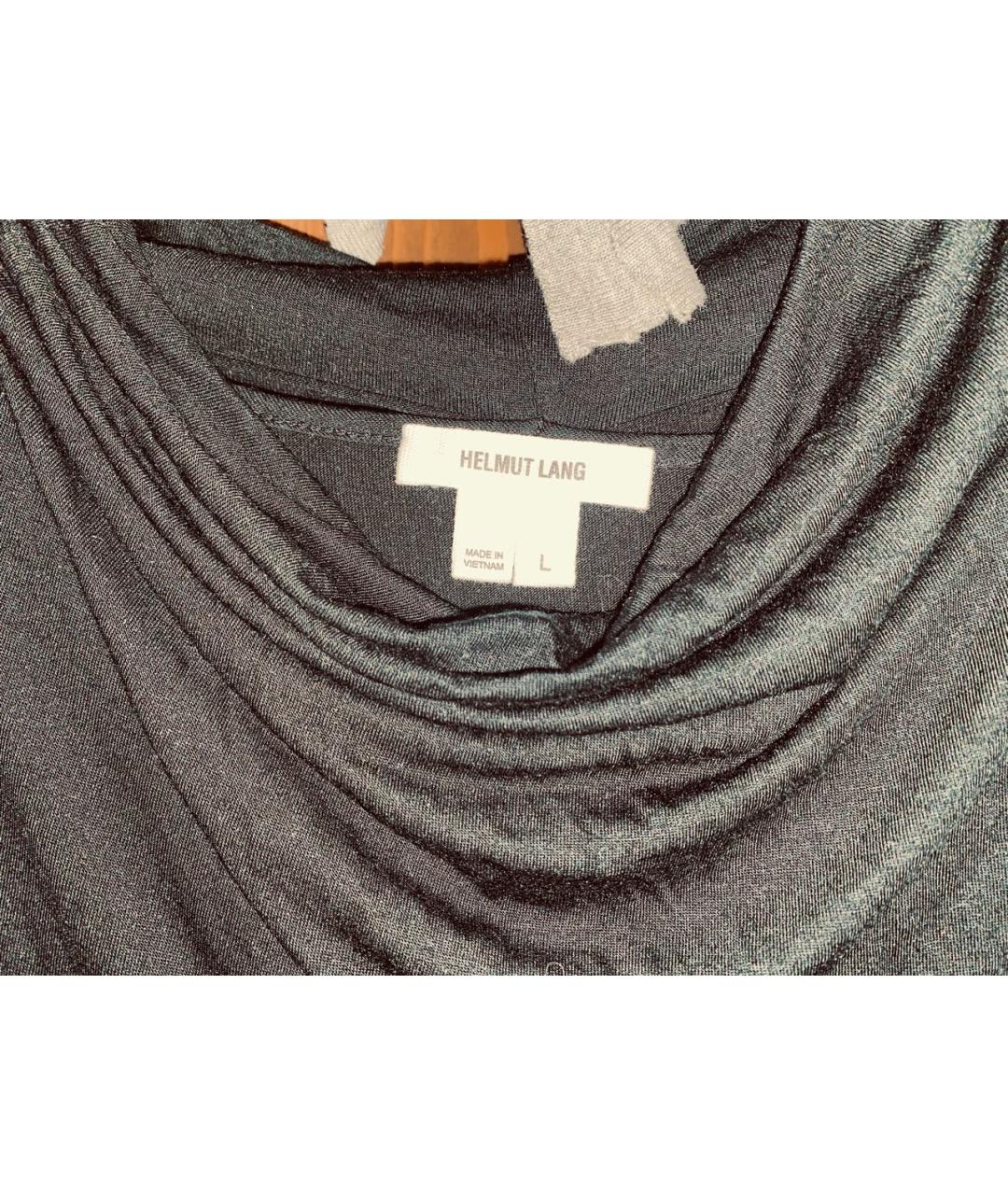 HELMUT LANG Черное коктейльное платье, фото 3