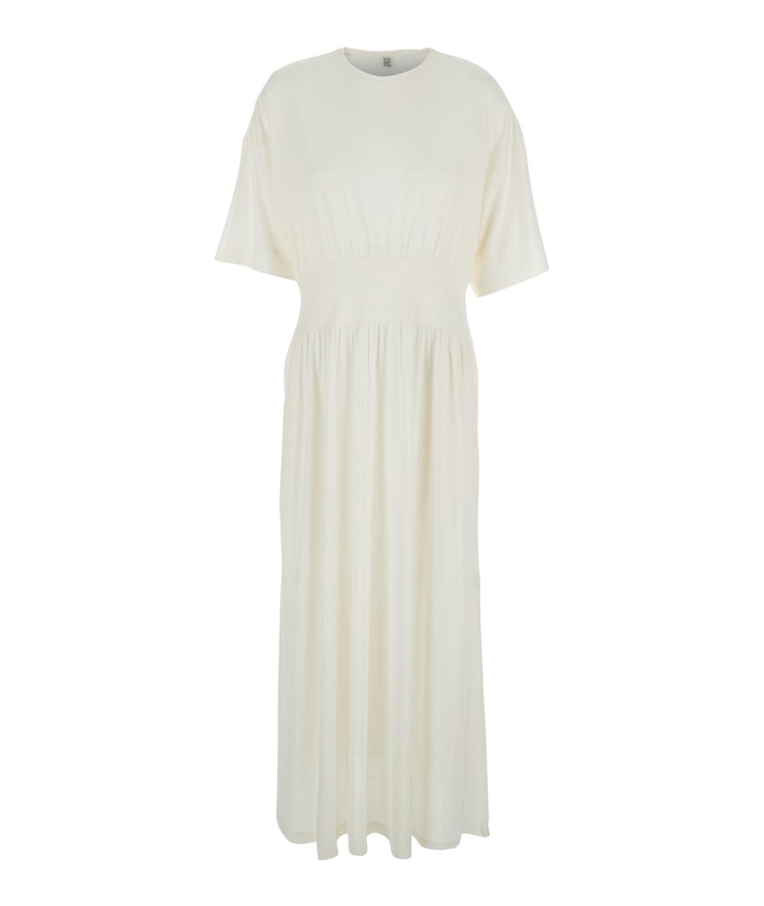 TOTEME Белое повседневное платье, фото 1