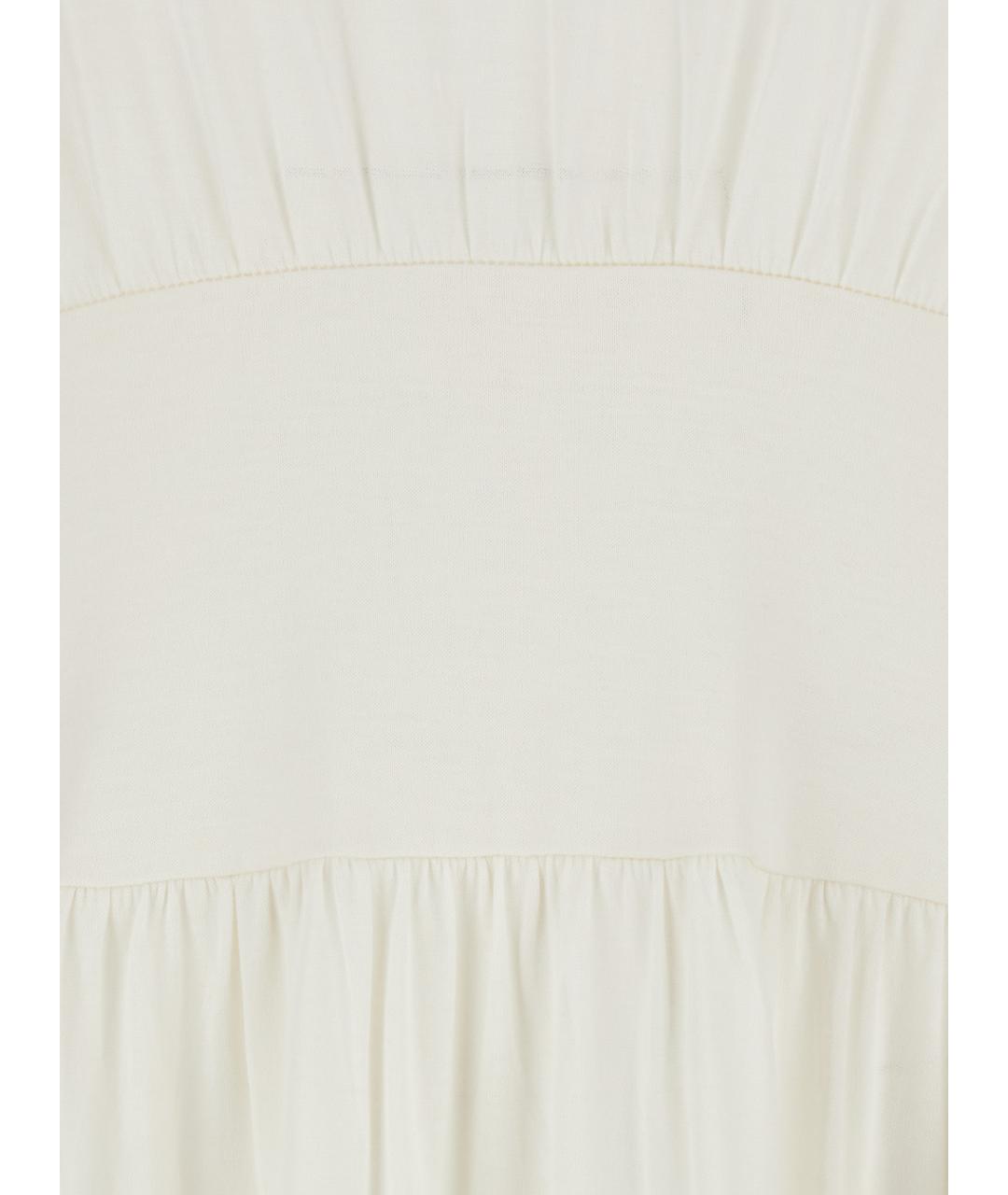 TOTEME Белое повседневное платье, фото 3