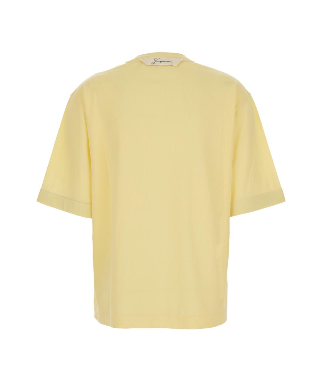 JACQUEMUS Желтая футболка, фото 2