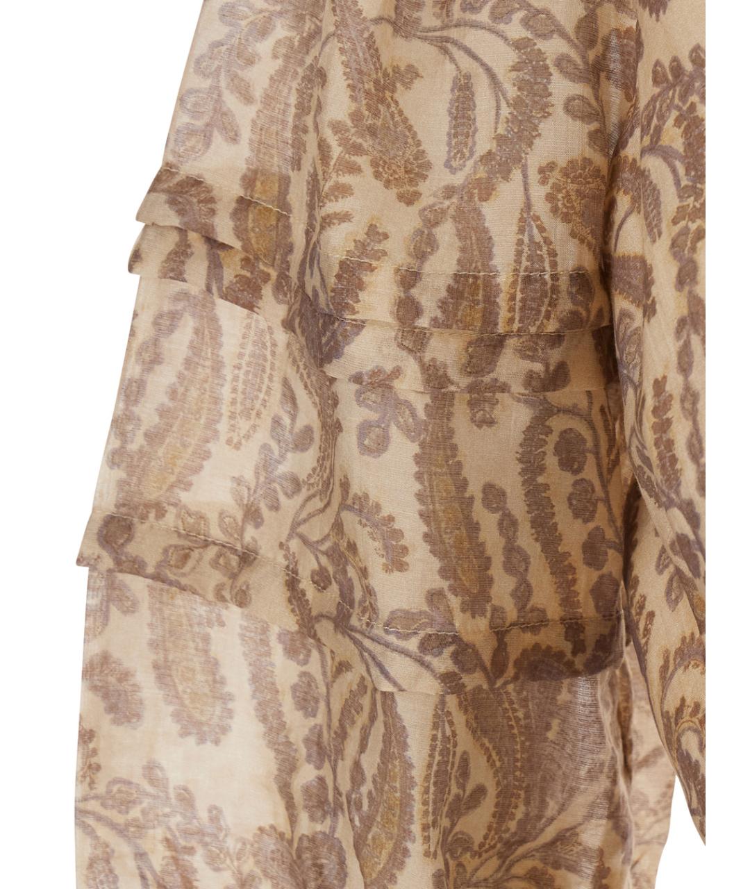 BA&SH Бежевое повседневное платье, фото 3