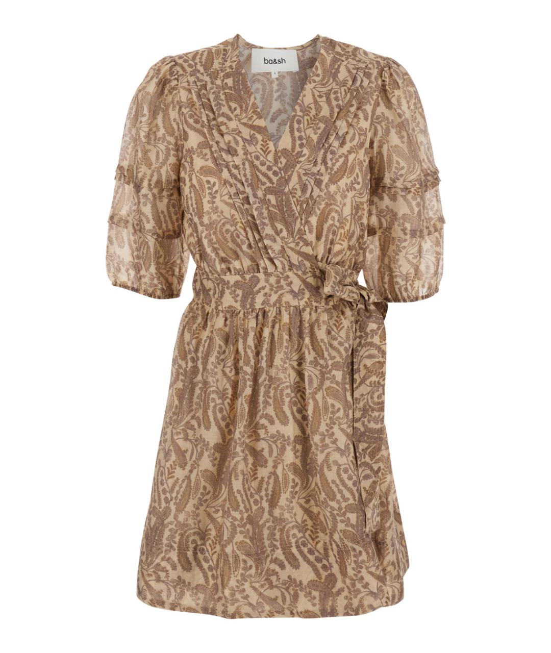 BA&SH Бежевое повседневное платье, фото 1