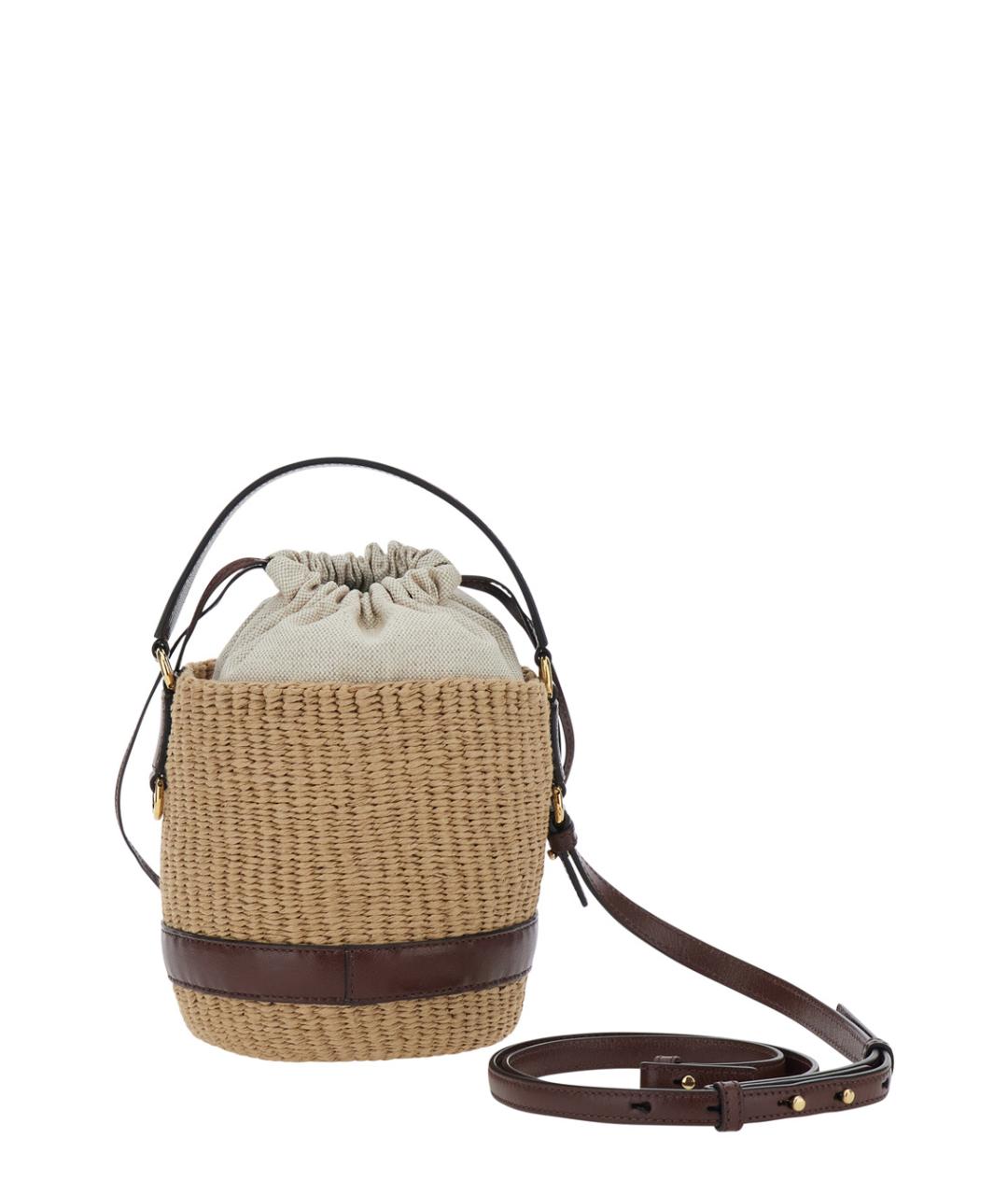 CHLOE Бежевая пелетеная сумка тоут, фото 2