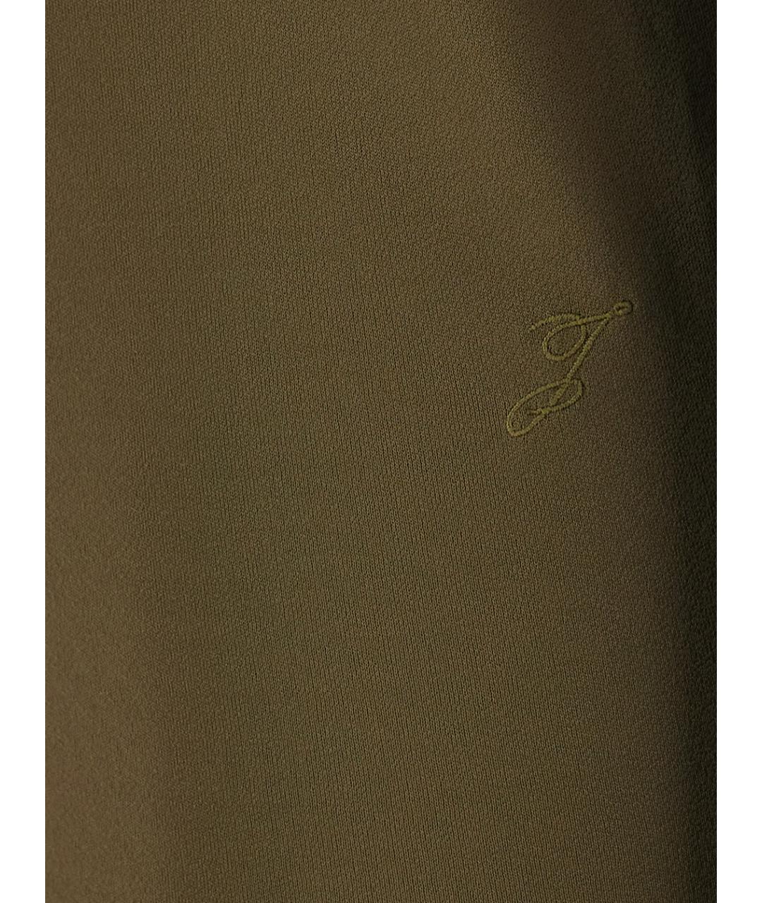 JACQUEMUS Зеленые вискозное повседневное платье, фото 3