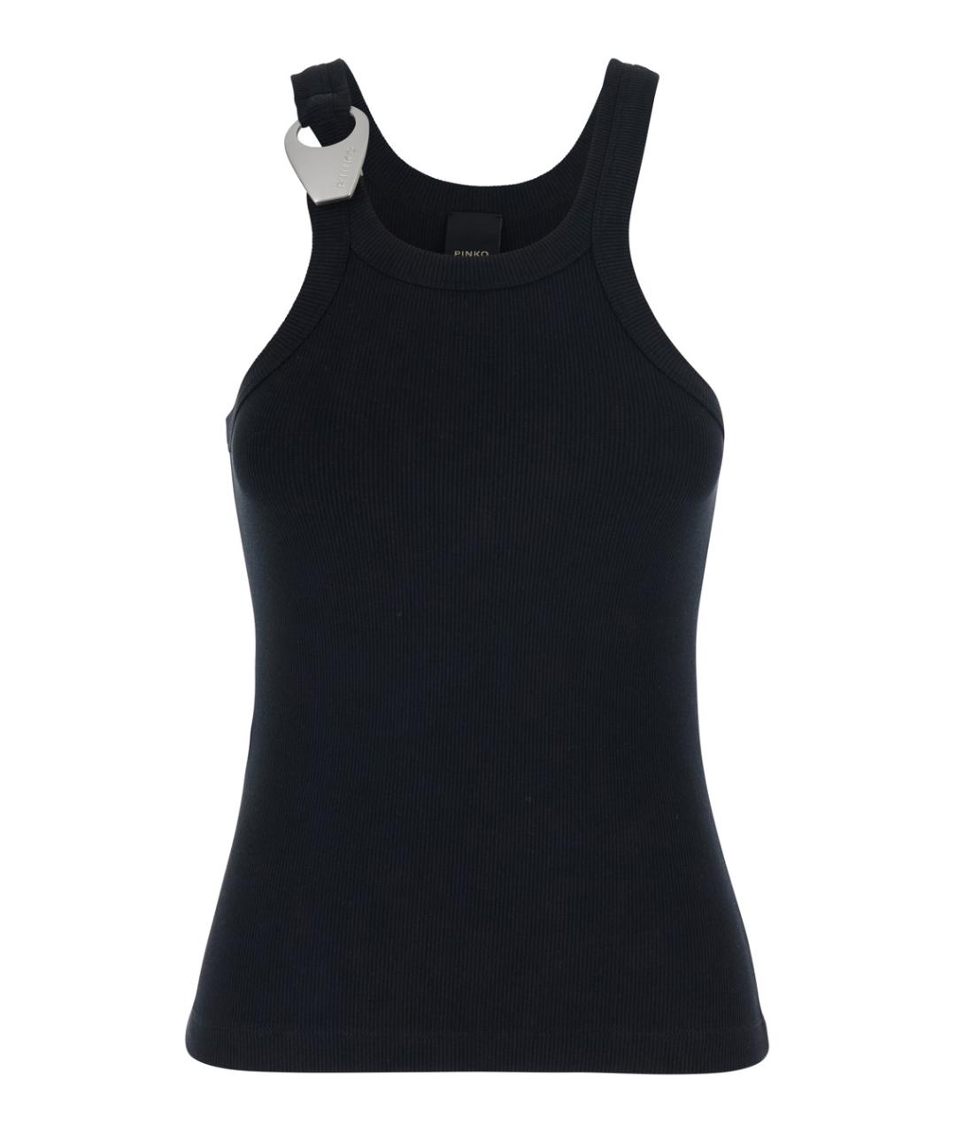 PINKO Черная майка, фото 1