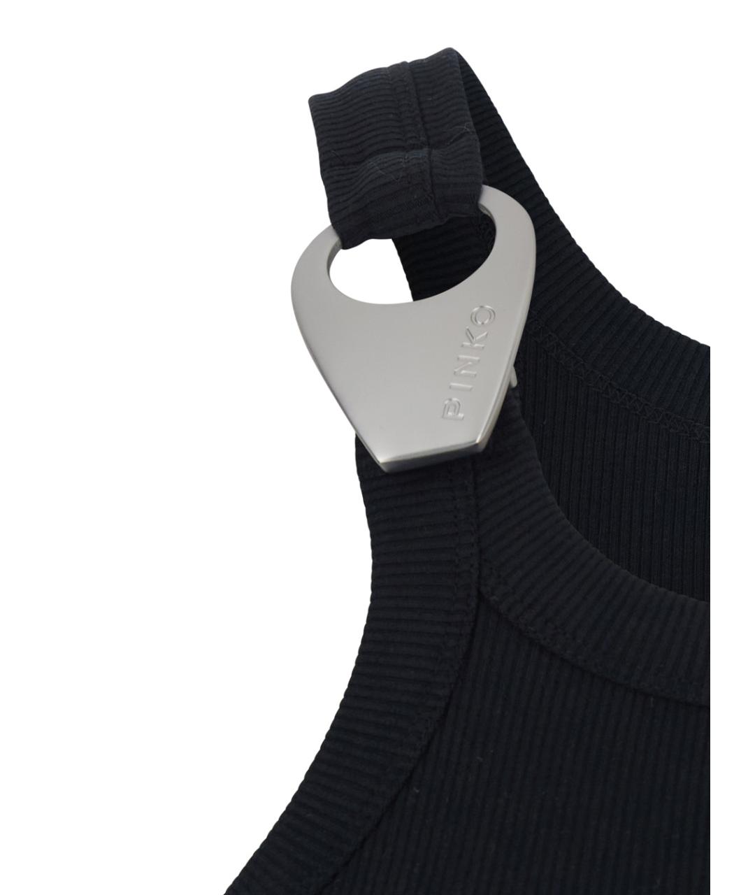 PINKO Черная майка, фото 3