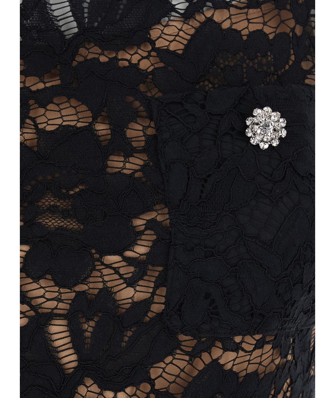 SELF-PORTRAIT Черное повседневное платье, фото 3