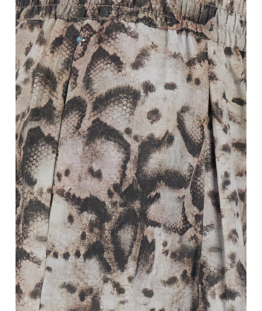 PINKO Бежевые хлопковые прямые брюки, фото 3