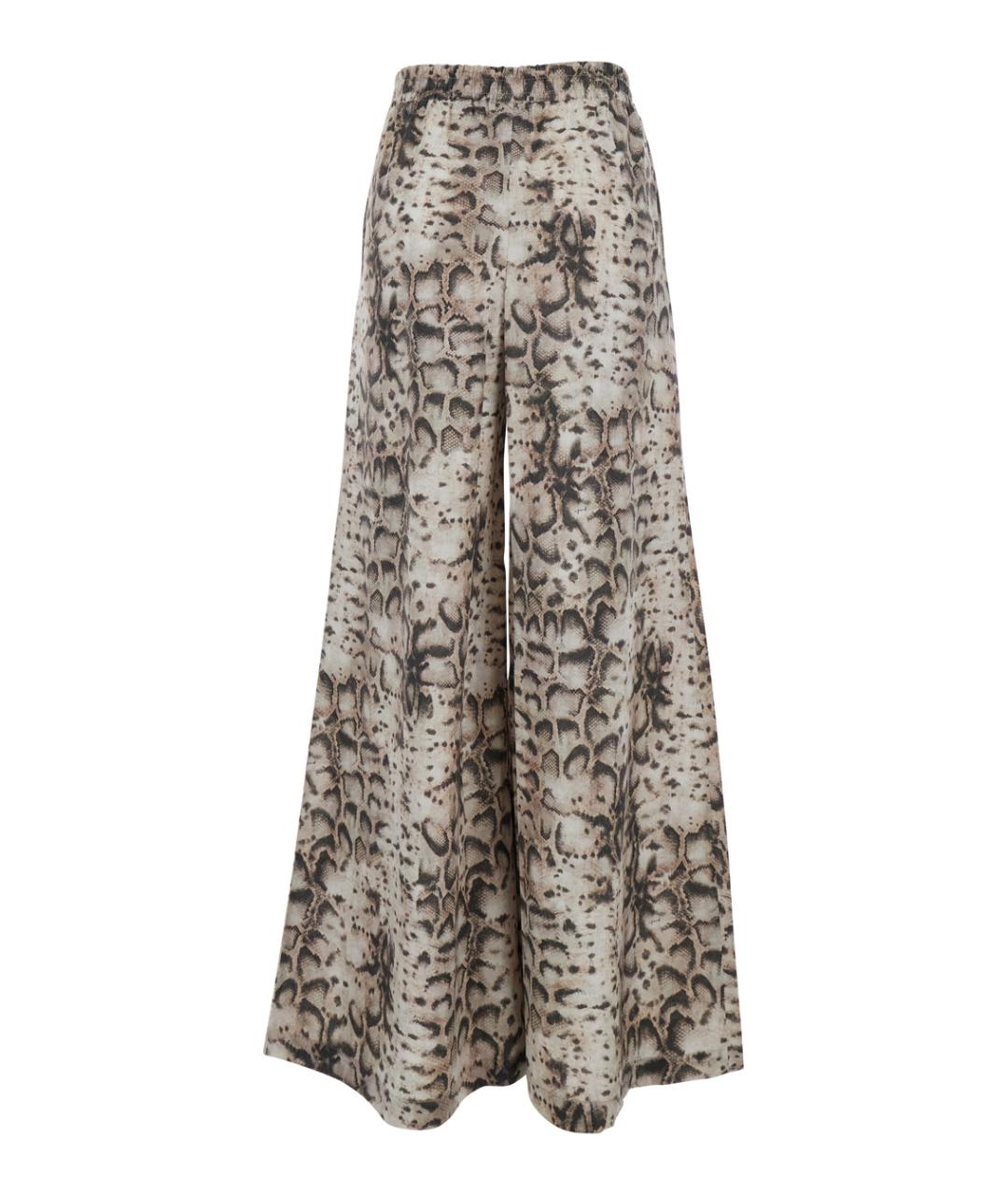 PINKO Бежевые хлопковые прямые брюки, фото 2