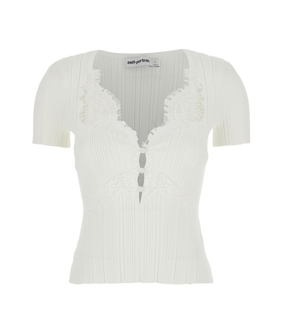 SELF-PORTRAIT Белая блузы, фото 1