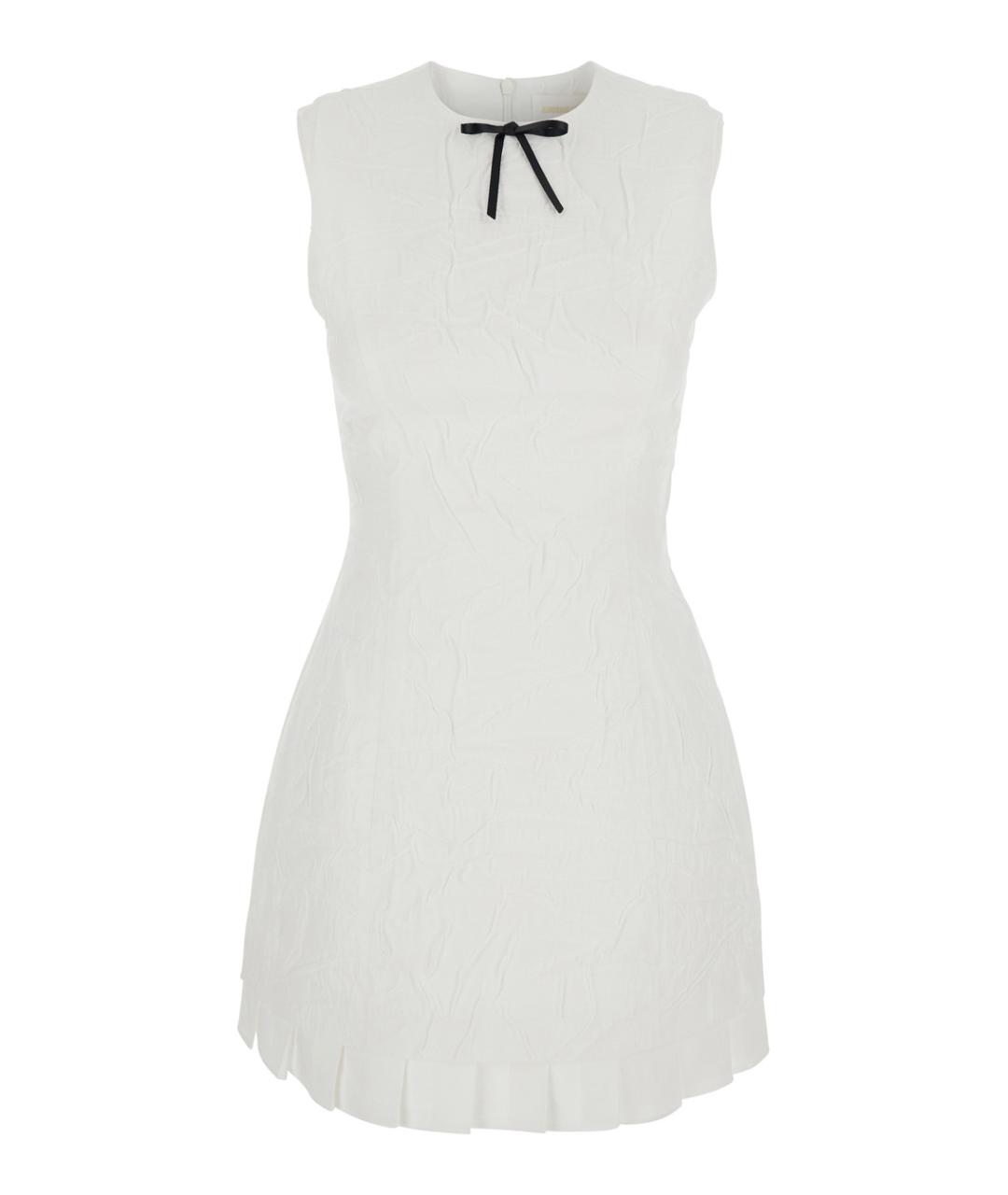 SHUSHU/TONG Белое вискозное повседневное платье, фото 1