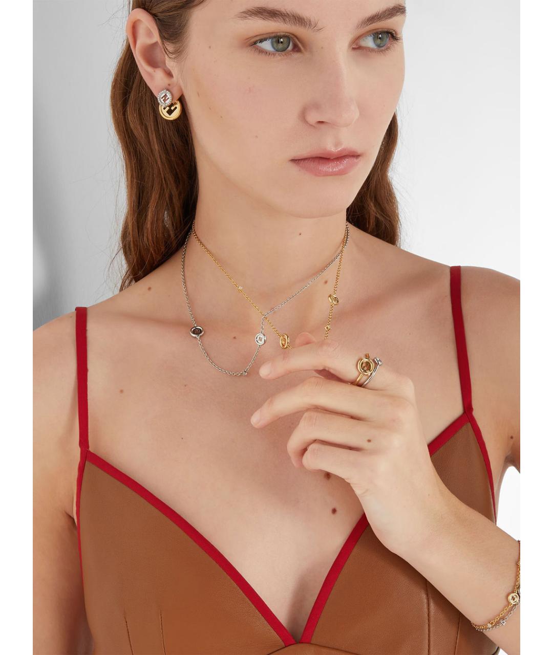 FENDI Мульти металлический браслет, фото 3