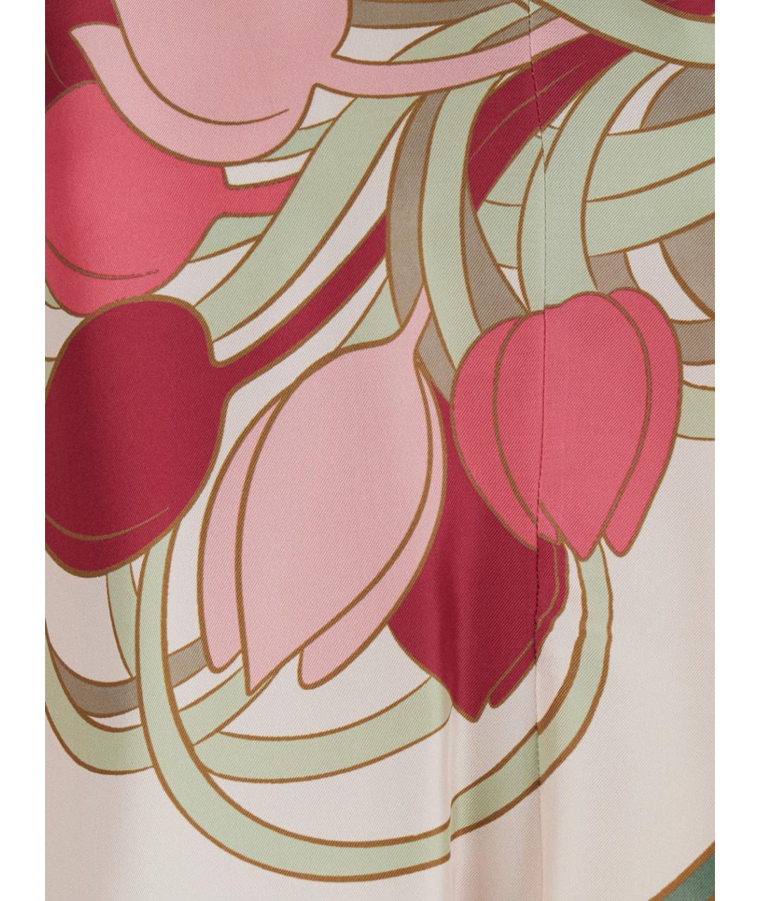 LA DOUBLEJ Мульти шелковое повседневное платье, фото 3