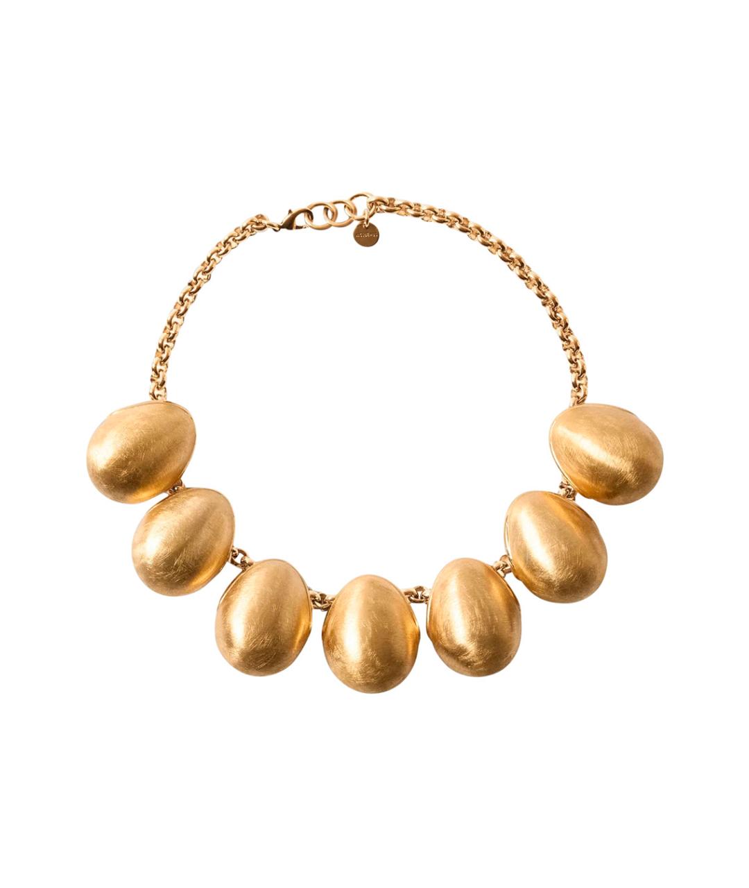 JACQUEMUS Золотое металлическое колье, фото 1